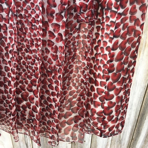 Vintage Prada ss2000 Heart Silk Wrap Skirt 42 RARE - Picture 6 of 8